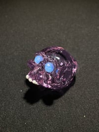 Image 2 of Translucent Purple Skull Pendant 