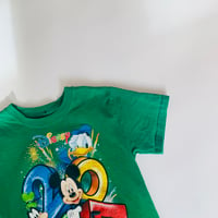 Image 4 of Green Disney t shirt size 7-8 years I