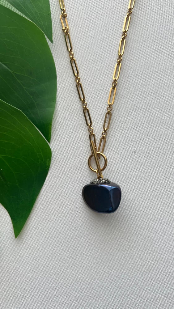Image of RAIN FOAM • Titanium Quartz Necklace
