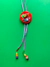 They Them Red Bolo Tie