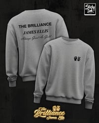 Brilliance Oversized Crew Neck Jumper - Grey