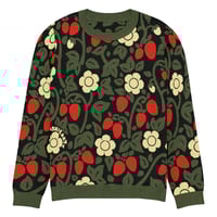 Image 10 of Strawberries Knitted Crew Sweater