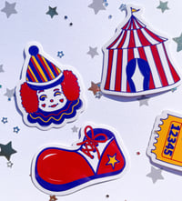 Image 3 of Circus Doodles Sticker Pack