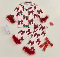 Image 2 of Bow Feather Pyjamas