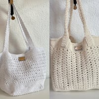 Image 1 of Bolsos de hombro tejidos a mano