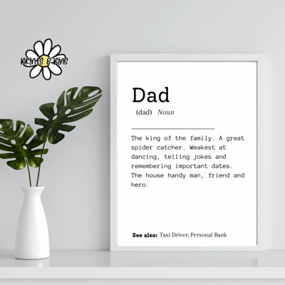Image of Dad Description Print 