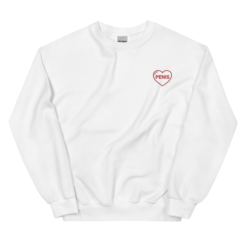 Penis Heart Sweatshirt