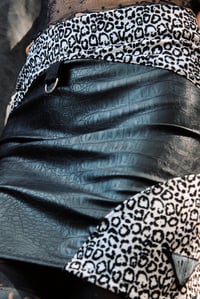 Image 2 of KORA skirt, black snake, white leo