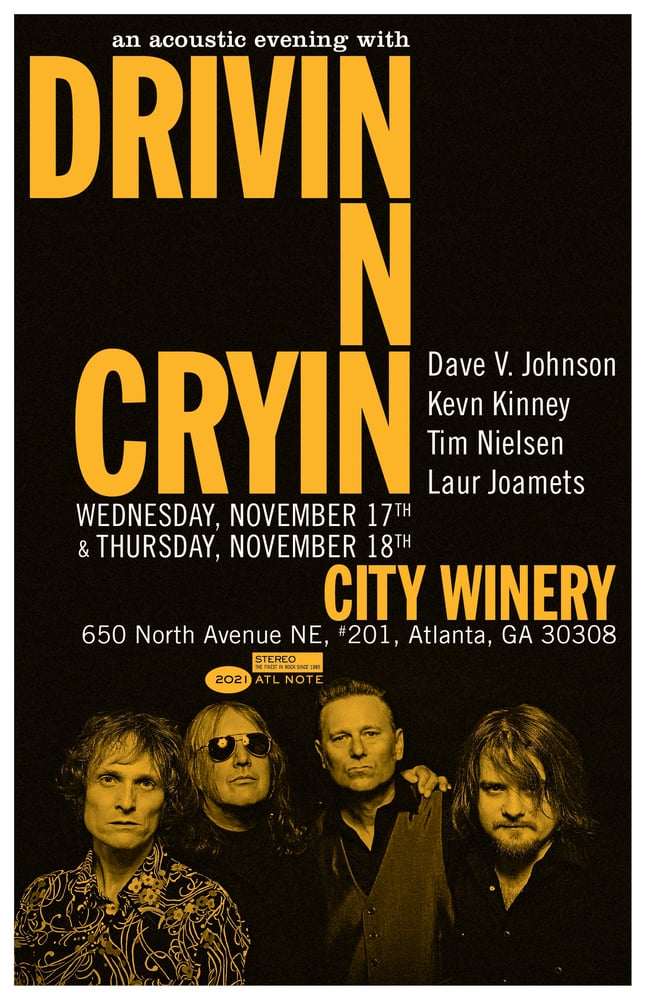 Image of City Winery and recent autographed posters 2021