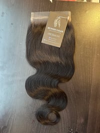 Image 1 of 10 inch body wave 4x4 closure 