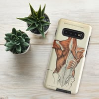 Image 8 of Antique Anatomical Illustration Human Posterior Musculature Tough case for Samsung®