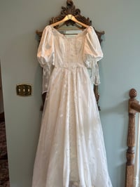 Image 12 of 1970s Puff Sleeve Dress 