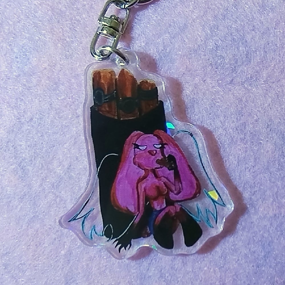 Image of Smoky Bunny Keychain