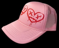 Image 2 of Two heart trucker hat