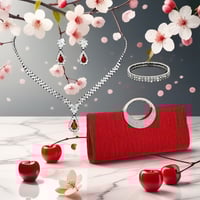 Image 1 of Elegant Charm 4-Piece Accessory Set