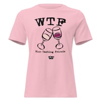 Image 1 of Women's Relaxed T-Shirt WTF Wine Tasting Friends