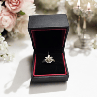 Rattlesnake Ring With Crystal 