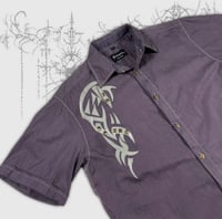 Image 3 of (m) studded cyber button up 1 of 1