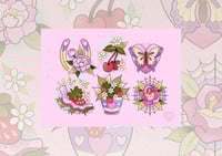 Pink Strawberry Print 