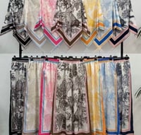 Image 1 of Jungle print satin trouser set - 2 colours 