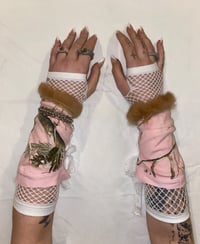 Image 1 of Pink Ice Arm Warmers 