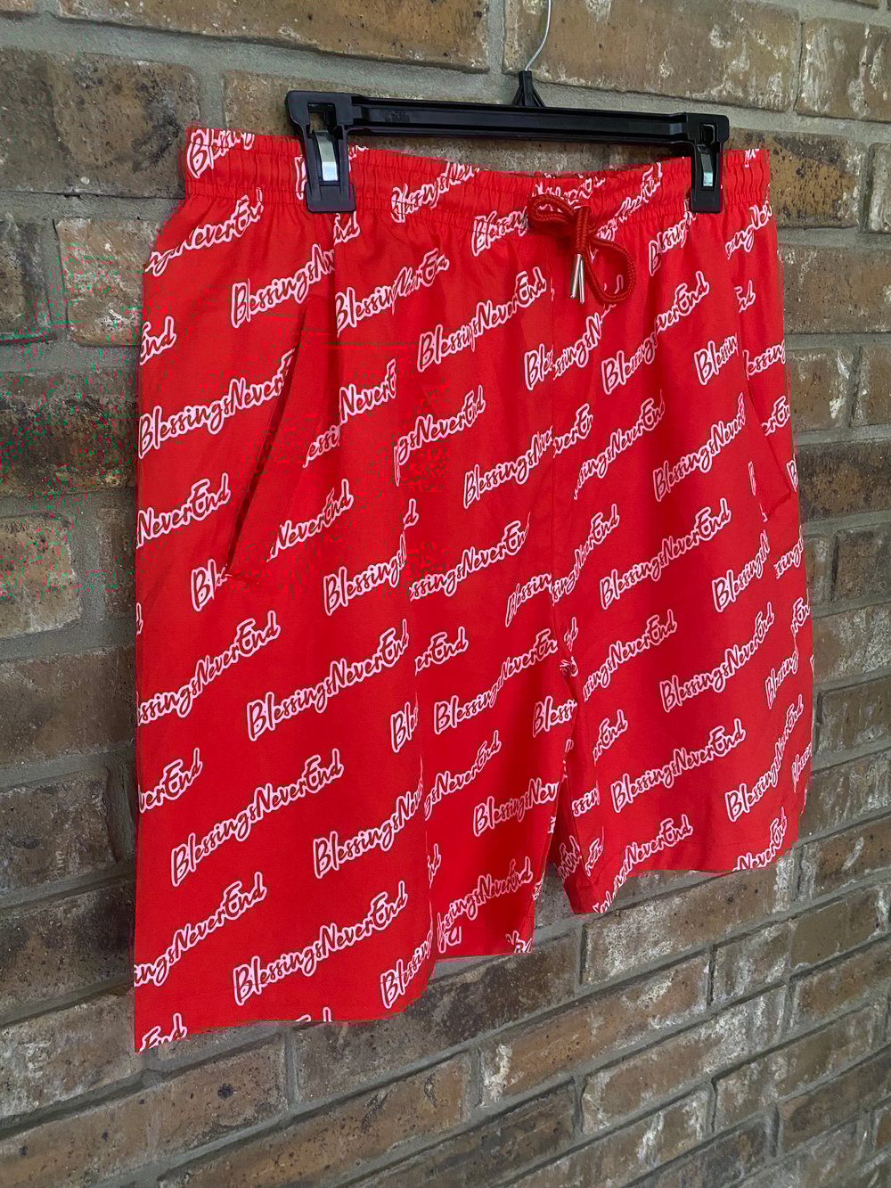 BNE Signature Shorts (red)