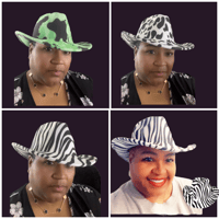 Print Cowgirl Hat