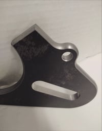 Image 4 of 3/8" Thick Axle Plates CNC made for Chopper Builders, 3/4" Slot  Pair.USA MADE
