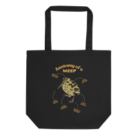 Anatomy of a Meep Organic Tote Bag