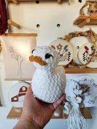 Image 1 of Crochet duck - white