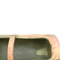 Image 8 of Antique 1920s Weller Pottery Log Planter 