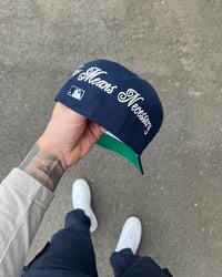 Image 5 of  GREEN BRIM “By Any Means Necessary “ CUSTOM FITTED CAP