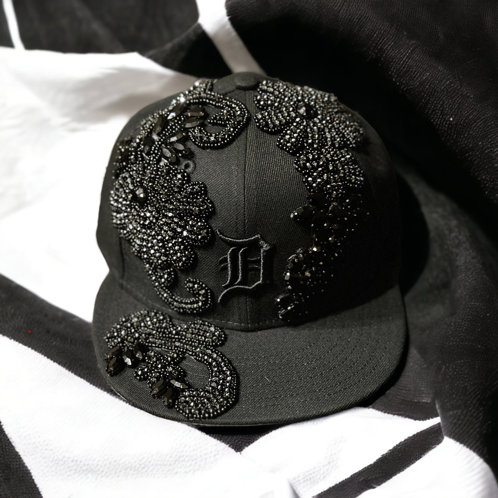 Paloma (TyLa) Embellished Black Hat | Pynk Paloma