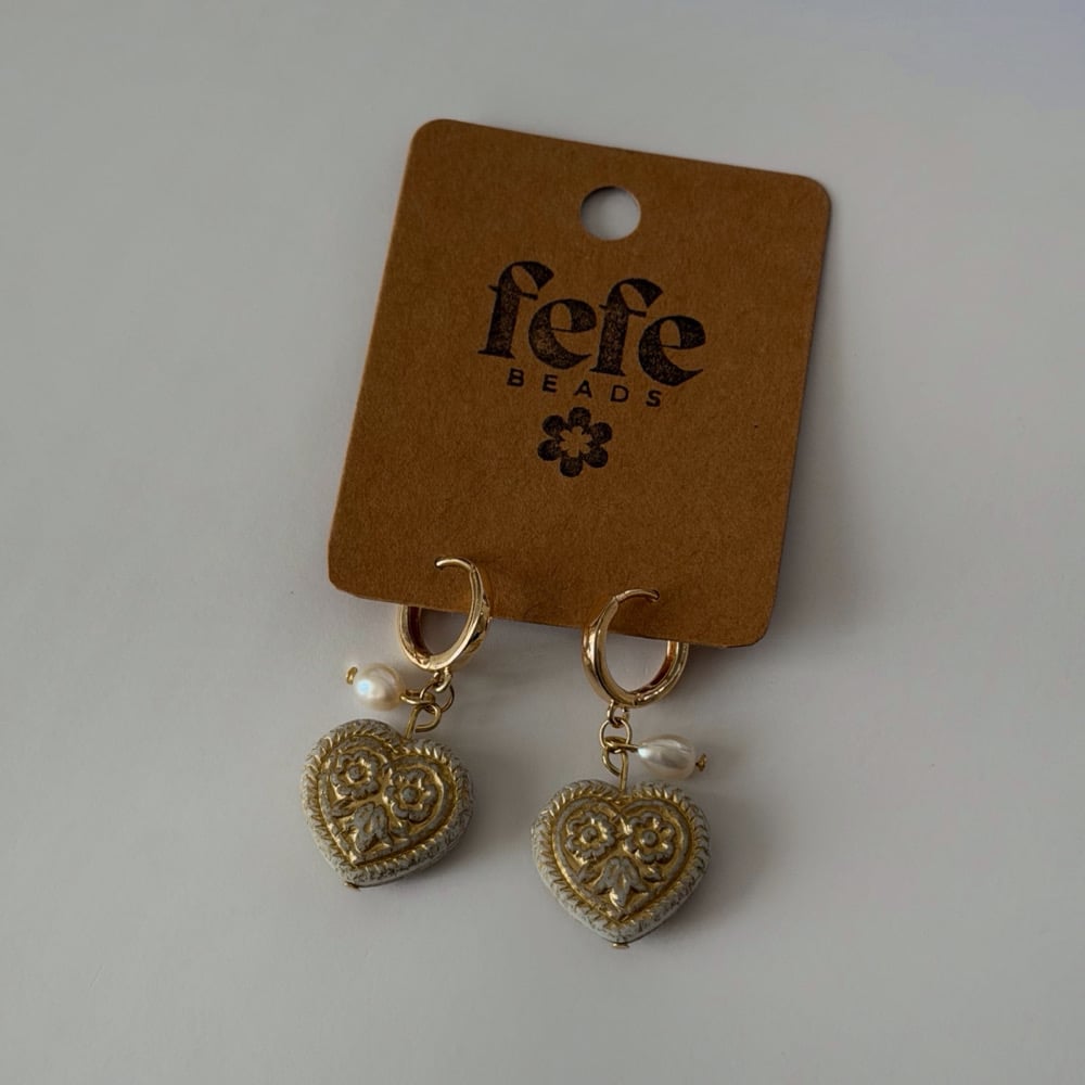 Image of love letter earrings