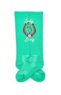 Image 1 of Lucky Living Island Cowgirl Performance Socks