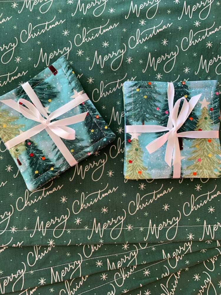 Image of Set of 4 “Holiday Cheer” Coasters