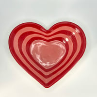 Image 2 of Red & Pink Heart Dish