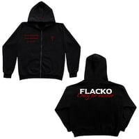 HUSTLER ZIP HOODIE ROSSA