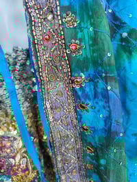 Image 3 of Mykonos jewel hoodie with pockets FREE SIZE