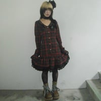 Image 2 of Sex Pot Revenge red checkered dress