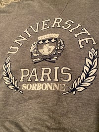 Image 2 of Paris University Sorbonne Gray Crewneck (L)