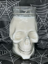 Skull Jar Candle