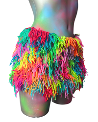 Image 2 of Rainbow fuzz skirt