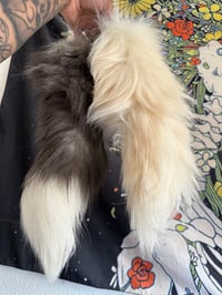 fox tail keychain