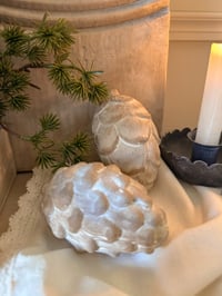 Image 2 of Set of 2 Ceramic Pinecones