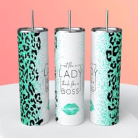 ACT LIKE A LADY THINK LIKE A BOSS TUMBLER 1