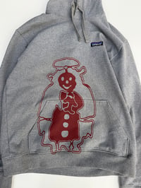 Image 4 of GREY PATAGONIA ANGEL HOODIE (L)