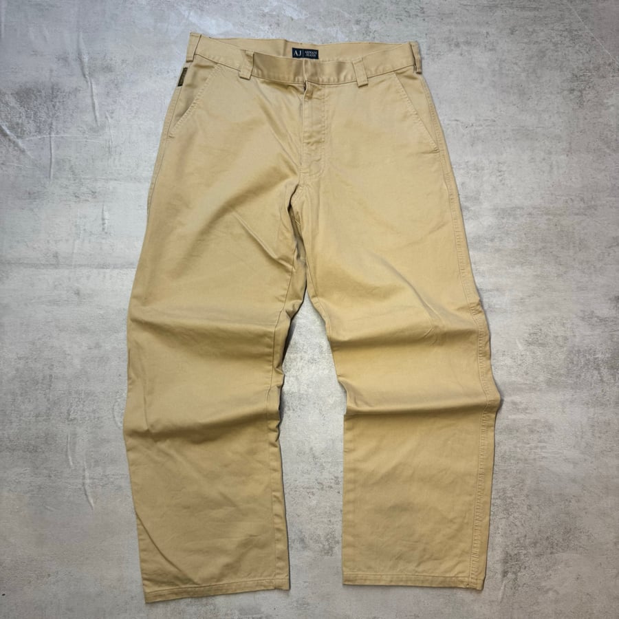 Image of Armani Jeans Beige Trousers, size 34