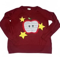 Image 1 of Apple in the Sky Sweater 🍎⭐♡ (M/L)