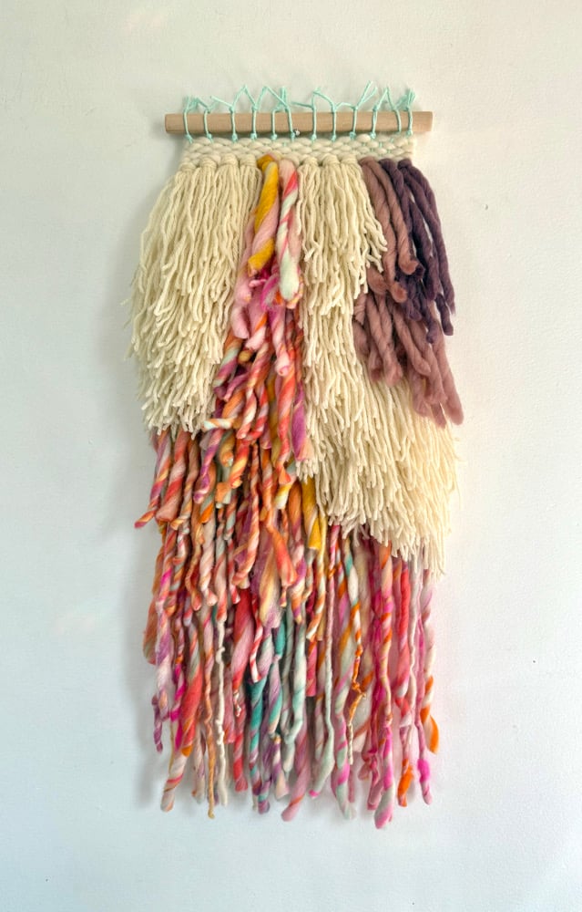 Candy Crush. Woven wall hanging